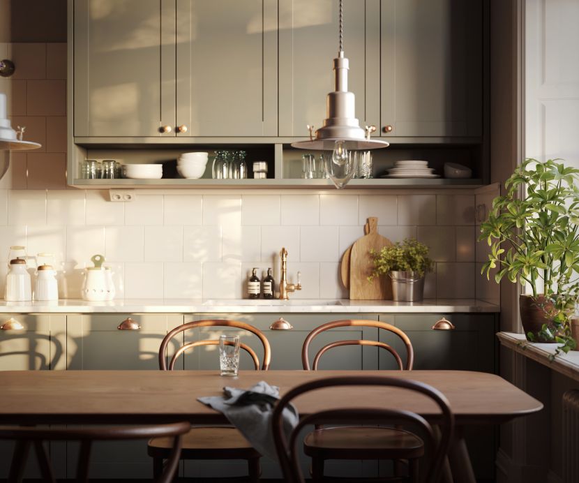 Reza Eftekhari, 'Scandinavian Kitchen' rendered at RebusFarm Render Farm