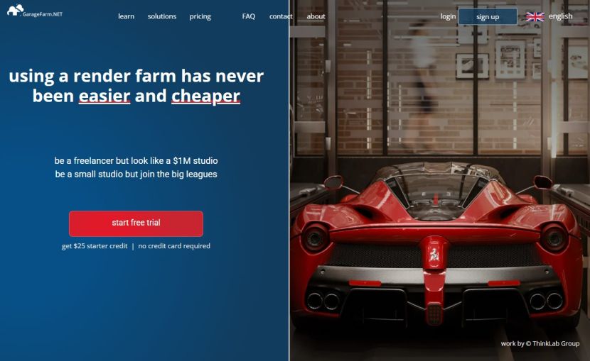 GarageFarm Website