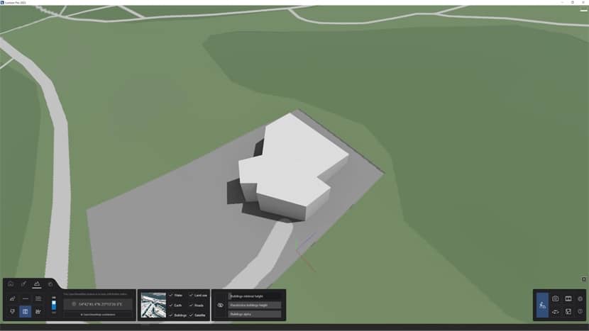 First view of ''Valley Villa'' by Nuno Silva in Lumion